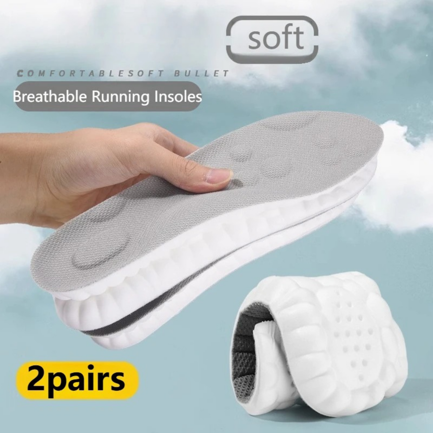 Plantillas para fascitis plantar con efecto masaje