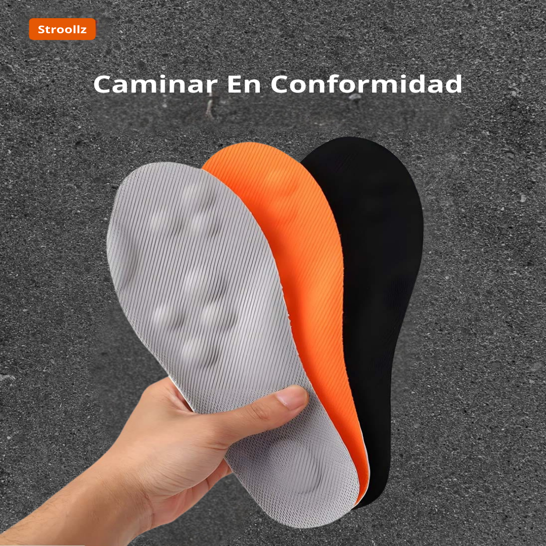 Plantillas para fascitis plantar con efecto masaje